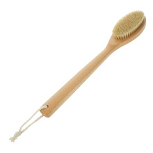 Back Scrubber with Long Handle for Gentle Skin Exfoliation, Boar Bristle Bath Brush for Men