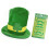 Patricks Day Party Hat with 6 Mustaches Beards for Men-Yellow 1