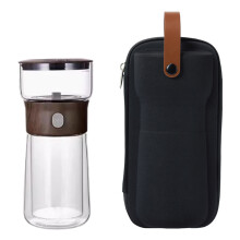 Safe Tisane Brewing Cup For Single Serve-Black dark brown