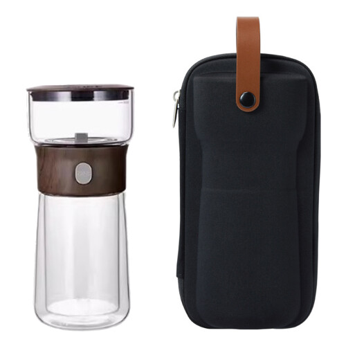Safe Tisane Brewing Cup For Single Serve-Black dark brown