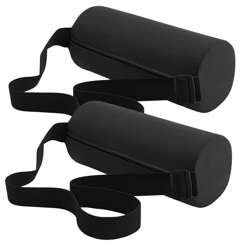 Pack Of 2 Modifiable Multiple Position Lumbar Support-Black