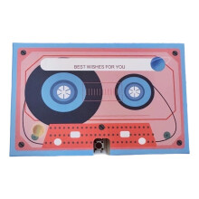 Romantics Valentine Recordable Greeting Card Voice-Blue