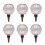 6Pcs Plant Watering Globes Automatic Watering-Pink bubble model 1