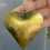 3PCS dekorative Eisen Herz Form Windspiele mit hängenden-Gold 6