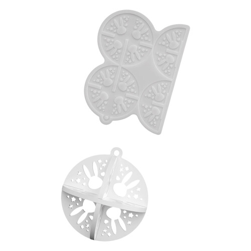 Artistic Rabbit Shape Silicone Mold For Crafting-D6184 1