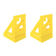 Space Saving Puzzle Tray Stand With Nonslip Base Holds-Yellow