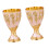 Classical Alloy Stemwares Goblet With Smooth Finishes-White 2 1