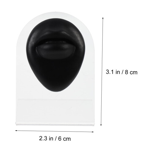 Piercing Practice Mouth Model with Realistic Silicone Texture, Durable Reusable Training Tool for Students 1