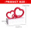 Artistic Heart Shape Present Box Gift Wrapping Packaging 3