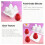 8 moules de cuisson en Silicone en forme de Rose de haute 4