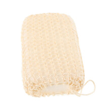 Natural Sisal Bath Sponge Exfoliating Body Scrubber for Gentle Skin Cleansing and Smooth Finish