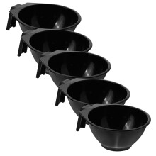 5pcs Hair Dye Mixing Bowl Set with Easy Grip Design for Professional Salon and Home Coloring
