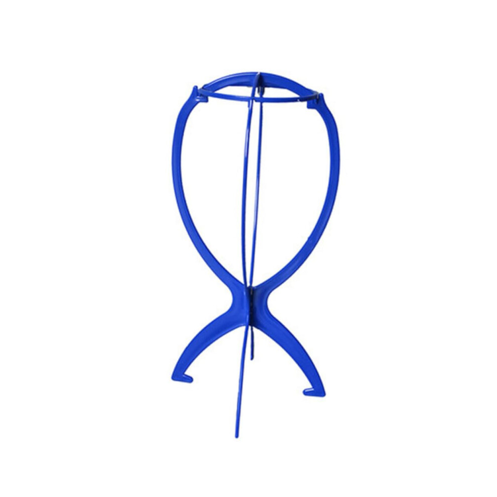 Unisex Folding Wig Stand For Travel Drying And Styling, Collapsible Holder For Home And Salon Use