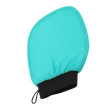 Exfoliating Shower Gloves with Soft Faux Fiber for Gentle Skin Cleansing and Quick Dry Use
