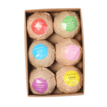 Organic Bath Bombs Gift Set – Handmade Exfoliating Aromatherapy Balls for Stress Relief and Skin Care