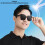 Schwarz Smart Brille 144 Sprachen Touch Control mit Bluetooth 8-10 Stunden 4