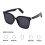 Schwarz Smart Brille 144 Sprachen Touch Control mit Bluetooth 8-10 Stunden 8
