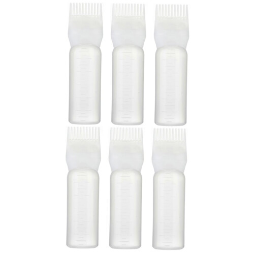 2sets Professional Hair Coloring Applicator Bottle Comb for Even Dye Distribution 3pcs2
