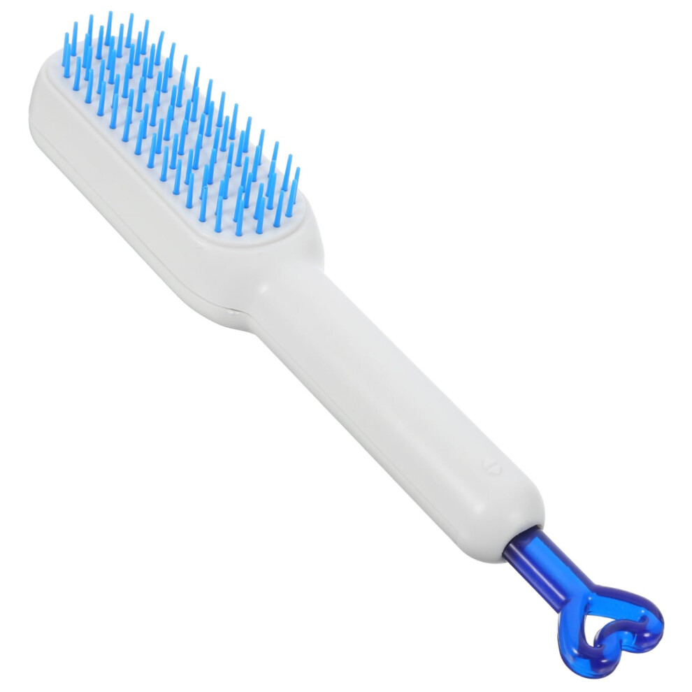 Unisex Retractable Teeth Detangling Comb For Curly And Straight Hair, Compact Travel Hair Comb