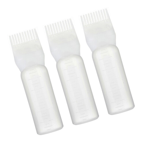 2sets Professional Hair Coloring Applicator Bottle Comb for Even Dye Distribution 3pcs2 1