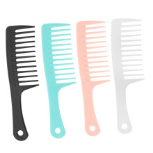 4pcs Wide Tooth Comb Set for Men and Women, Gentle Detangling Action, Travel Friendly, Nude MultiColor