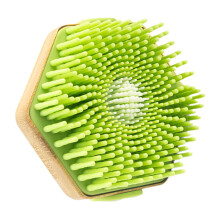 Silicone Body Scrubber for Gentle Exfoliation and Daily Shower, Lightweight Bath Brush for Travel