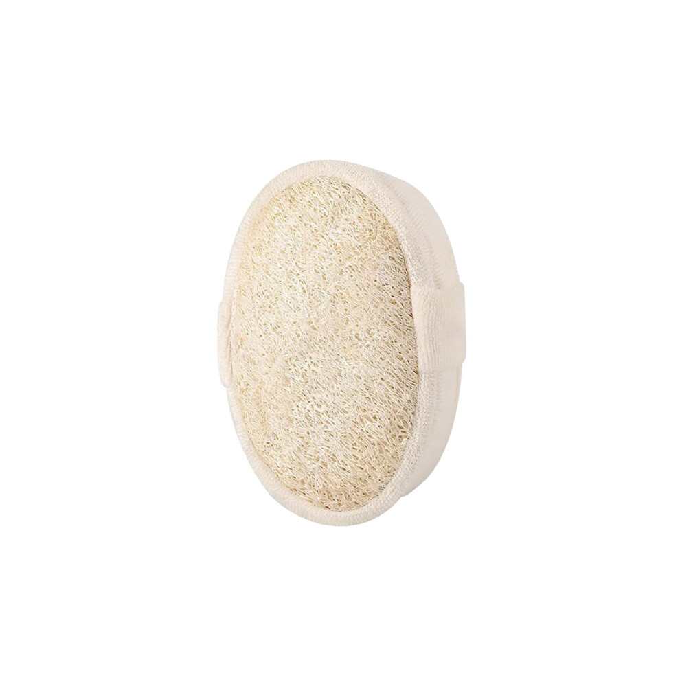 Natural Loofah Sponge Body Scrubber, EcoFriendly Exfoliating Shower Loofah for Women and Men