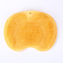 Foot Scrubber Mat for Shower with Soft Bristles, Wall or Floor Mount Back Washer for Men and Women