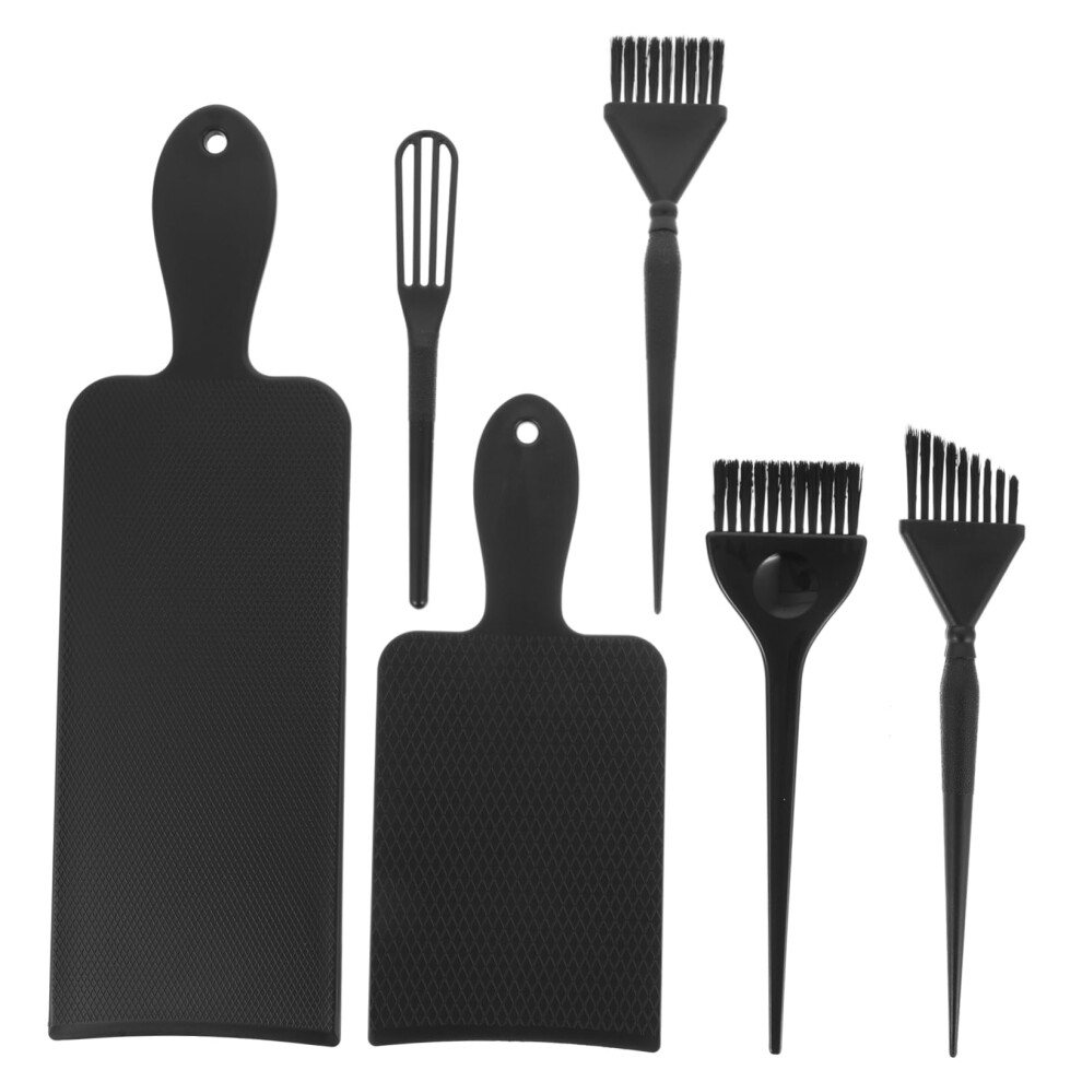 6pcs Professional Hair Dye Brush Set with Highlighting Tools for Precise Color Application
