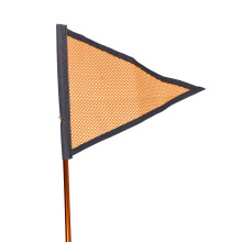 Kayak-Sicherheitsdreieck mit Flagge und 120 cm Aluminiumstange, hohe Sichtbarkeit