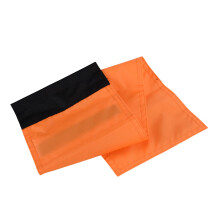 Große orange Farbkajak-Sicherheitsflagge mit Stab, Tasche, Halter 20x5,6 Zoll