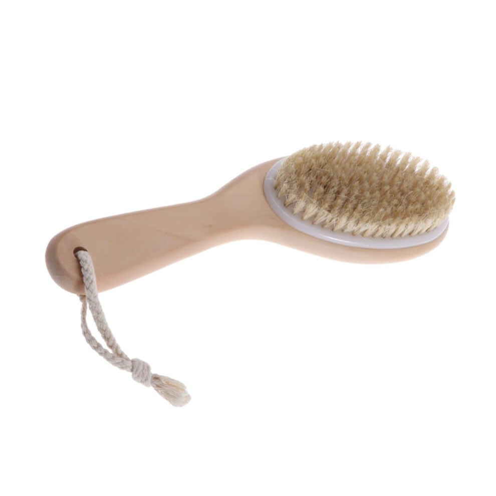 Scalp Massage Brush with Ergonomic Curved Handle, Exfoliating Shower Brush for Hair Growth and Body Care