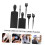 6pcs Professional Hair Dye Brush Set with Highlighting Tools for Precise Color Application 5