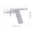 Reusable Ear Piercing Gun Kit with Painless SingleTap Piercing, Precise Alignment, Stainless Design 4