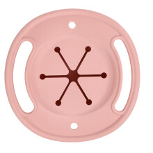 Süßer Cowboy-Hut Silikon Snack-Becher 15x15,5x7,5cm Auslaufsicher Rosa