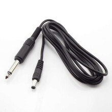Tattoo Power Supply Cable 2m 6.5mm Audio to DC Cord Extra Long Durable Wire for Guitar Type B