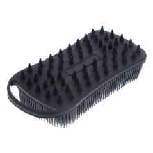 Silicone Body Scrub Brush for Shower, Ergonomic NonSlip Grip Exfoliating Bath Brush for Body and Scalp