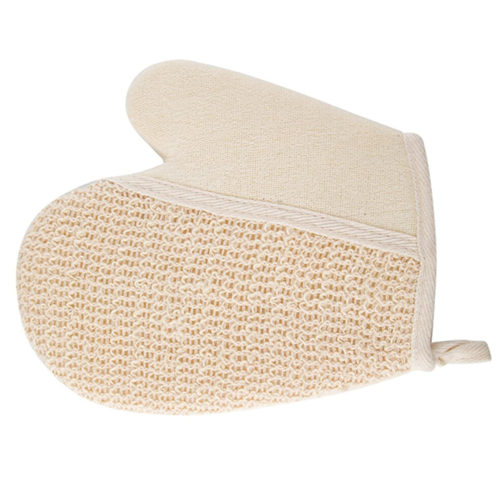 2pcs Exfoliating Bath Gloves Linen Body Scrub Mitts for Gentle Daily Cleansing and Spa Smooth Skin