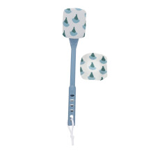 Long Handle Back Scrubber Bath Brush with Soft Bristles for Gentle Exfoliation and Easy Hanging
