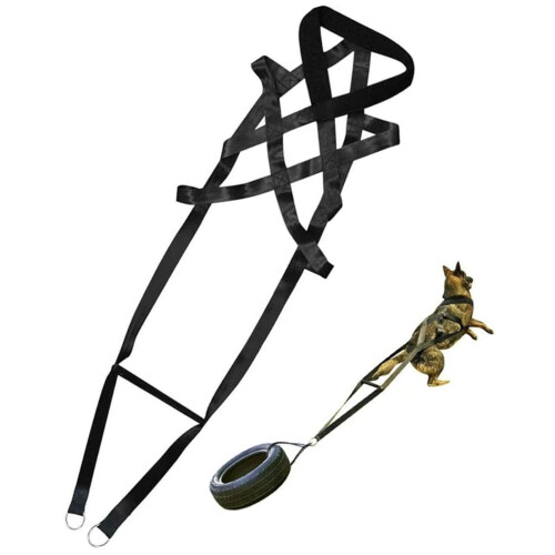 Dog Harness Sled Adjustable Heavy Duty Belt Comfortable for Dog
