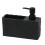 Empty Refillable Pump Press Bottles Cosmetic-Black  Black . 1