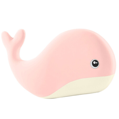 Oreiller ergonomique de baleine de mousse de mémoire avec-Rose