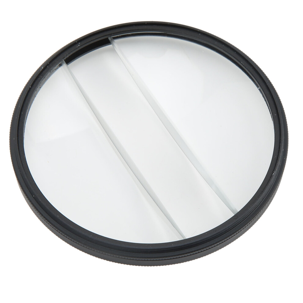 Double Half Moon Glass Split Diopter Filter For Slr Photography, 77Mm 8441390252563