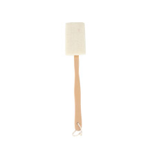 Natural Loofah Bath Brush Long Handle Exfoliating Body Scrubber for Deep Clean Shower Use