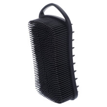 Silicone Bath Brush with DualSided Design for Gentle Exfoliation and Scalp Massage