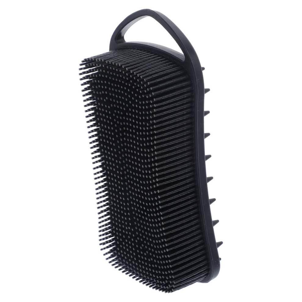 Silicone Bath Brush with DualSided Design for Gentle Exfoliation and Scalp Massage