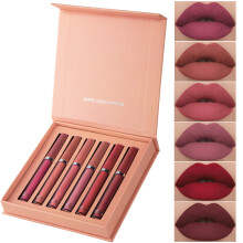 HANDAIYAN 6 Farben 2,5 ml Matt Lipgloss Set Wasserfest & Langanhaltend