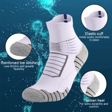 Outdoor-Sport-Crew-Socken für Männer & Frauen – Atmungsaktiv, Feuchtigkeitsableitend