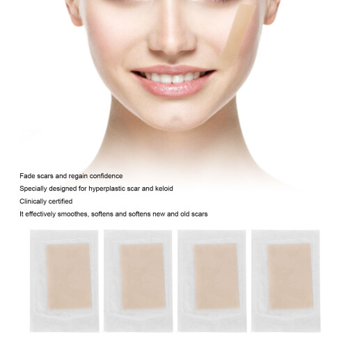 Professional Silicone Scar Removal Sheets Gel 4 Pack 5x7.5cm 1