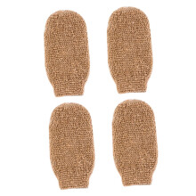 4pcs Exfoliating Shower Gloves and Body Scrub Mitts for Dead Skin Removal Deep Cleansing Massage